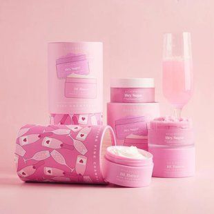 Подарунковий набір для догляду за тілом &laquo;Рожеве шампанське&raquo; NCLA Beauty Pink Champagne Body Care Discovery Set