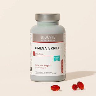 Дієтична добавка на основі олії криля Biocyte Omega 3 Krill 90 шт