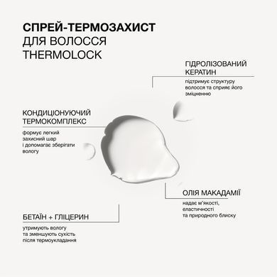 Спрей-термозахист для захисту та збереження вологи у волоссі Triology.  Thermolock