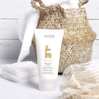 Дитячий зволожуючий захисний крем під підгузки BABE Laboratorios Pediatric Nappy Rash Cream
