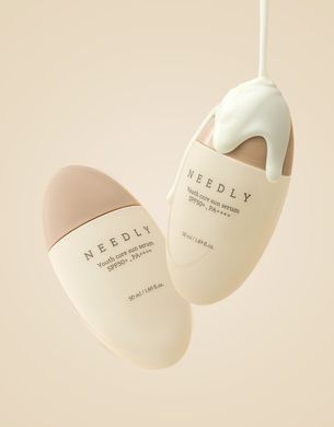 Сонцезахисна крем-сироватка потрійної дії Needly Youth Core Sun Serum SPF 50+ PA++++