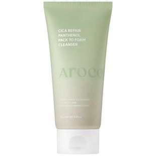 Очищувальна маска-пінка з центелою та пантенолом Arocell Cica Repair Panthenol Pack-to-Foam Cleanser
