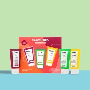 Подарунковий набір для тіла Q+A Travel Trio Bodycare Gift Set