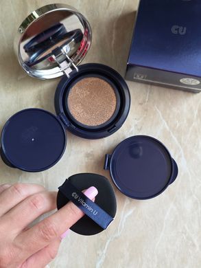 Кушон з полінуклеотидами та вітаміном U CU SKIN Vitamin U Coverfit Cushionpact SPF 50+ / PA++++