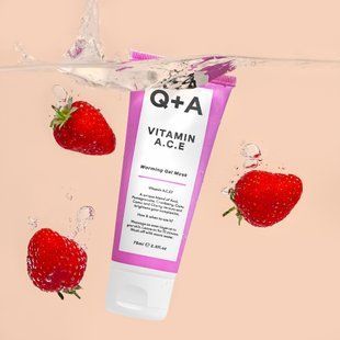 Мультивітамінна маска для обличчя Q+A Vitamin A.C.E. Warming Gel Mask