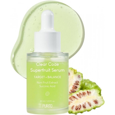 Балансуюча сироватка для проблемної шкіри Purito Seoul Clear Code Superfruit Serum
