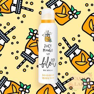 Пінка для душу Соковитий Манго Bilou Juicy Mango