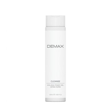 Очищуючий гель для комбінованої шкіри з кислотами Demax АНА Cleanse AHA+BHA Power Gel Derma-Norm