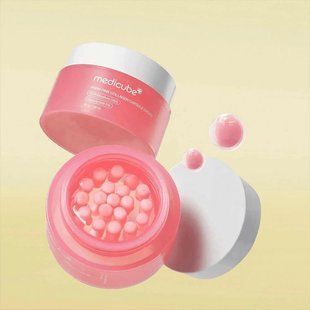 Рожевий капсульний крем з колагеном та полінуклеотидами Medicube PDRN Pink Collagen Capsule Cream