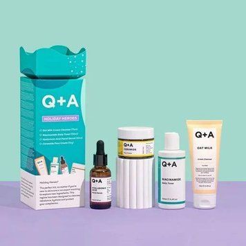 Подарунковий набір з бестселерами Q+A Holiday Heroes Gift Set