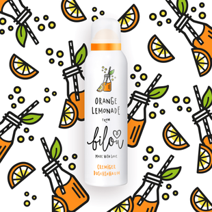 Пінка для душу Апельсиновий лимонад Bilou Orange Lemonade