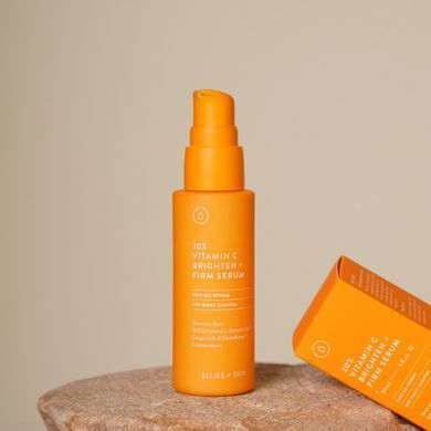 Антиоксидантний серум з Вітаміном С 20% вітаміном С Allies of Skin 20% Vitamin C Brighten & Firm Serum