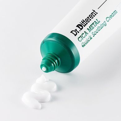 Заспокійливий гель-крем з цинком і трипептидом міді Dr.Different Cica Metal Quick Soothing Cream