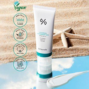 Водостійкий сонцезахисний крем з центелою азіатською Dr.Ceuracle Cica Regen Waterproof Sun SPF50+ PA++++