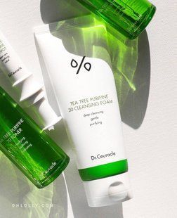 Гель-пінка для вмивання з екстрактом чайного дерева Dr.Ceuracle Tea Tree Purifine 30 Cleansing Foam
