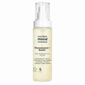Кислотний тонер-бустер з глюконолактоном Norden Mosse Gluconolactone + Booster