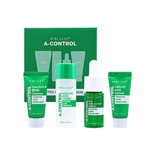 Набір для обличчя з азелаїновою кислотою Nine Less A-Control Mini Kit