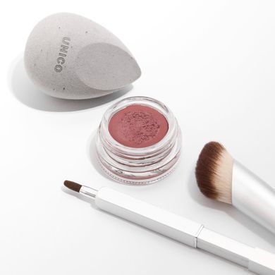 Пензлик-футляр для контурного макіяжу губ та очей Unico Makeup Brush Lip&Eye