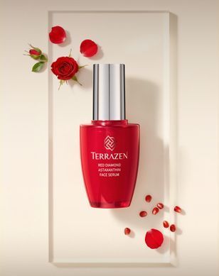 Сироватка для обличчя з астаксантином TERRAZEN Red Diamond Astaxanthin Face Serum