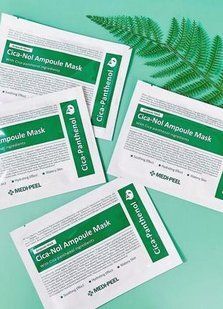 Тканинна маска для обличчя з центеллою MEDIPEEL Cica-Nol Ampoule Mask