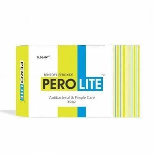 Мило проти акне з бензоїл пероксидом PEROLITE Benzoyl Peroxide Antibacterial & Pimple Care Soap