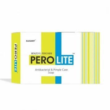 Мило проти акне з бензоїл пероксидом PEROLITE Benzoyl Peroxide Antibacterial & Pimple Care Soap
