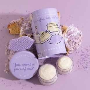 Подарунковий набір для догляду за губами &laquo;Святковий торт&raquo; NCLA Beauty Birthday Cake Lip Care Set