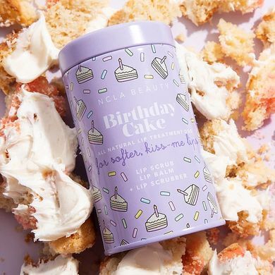Подарунковий набір для догляду за губами &laquo;Святковий торт&raquo; NCLA Beauty Birthday Cake Lip Care Set