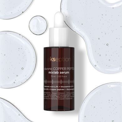 Процедурна сироватка для ліфтингу та омолодження HB Aesthetics Ekseption Hyaluronic Сopper Peptide Mixlab Serum