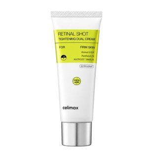 Подвійний крем з ретиналем і пептидами Celimax Vita-A Retinal Shot Tightening Dual Cream