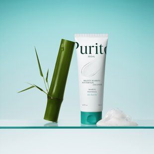 Гель для умивання з екстрактом бамбука та пантенолом Purito Seoul Mighty Bamboo Panthenol Cleanser