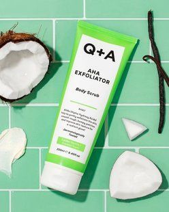Скраб для тіла з AHA-кислотами Q+A AHA Exfoliator Body Scrub