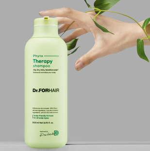 Фітотерапевтичний шампунь для чутливої шкіри голови Dr.FORHAIR Phyto Therapy Shampoo