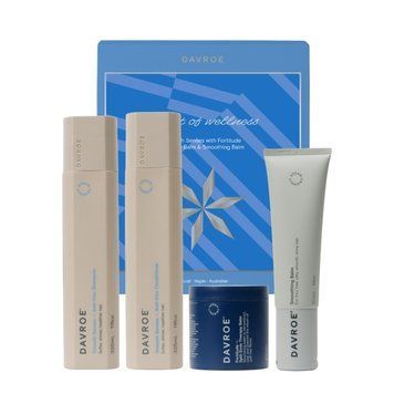 Подарунковий набір для гладкості волосся Davroe Smooth Senses Christmas Set