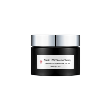 Освітлюючий антиоксидантний крем CU SKIN Dr. Solution Niacin 10% Vitamin C Cream