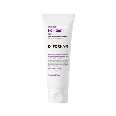 Шампунь для сухого та пошкодженого волосся Dr.FORHAIR Folligen Silk Shampoo