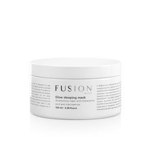 Нічна маска проти пігментації та покращення мікроциркуляції HB Aesthetics Fusion MESO Glow Sleeping Mask