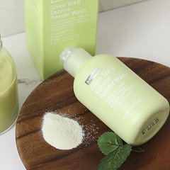 Ензимна пудра з зеленим чаєм By Wishtrend Green Tea & Enzyme Powder Wash