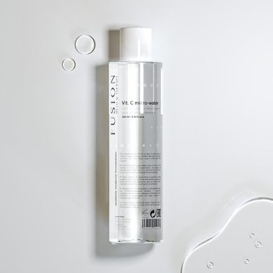 Освітлюючий антиоксидантний міцелярний лосьйон HB Aesthetics Fusion MESO Vit. C Micro Water