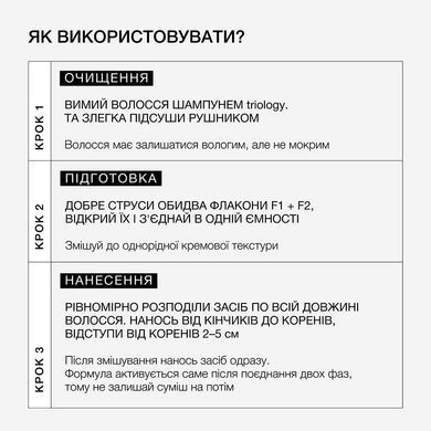 Холодне відновлення. Система інтенсивної реконструкції волосся Triology. BONDPLEX 2F