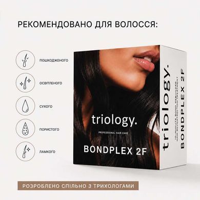 Холодне відновлення. Система інтенсивної реконструкції волосся Triology. BONDPLEX 2F