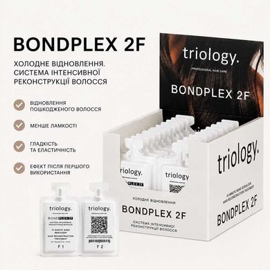 Холодне відновлення. Система інтенсивної реконструкції волосся Triology. BONDPLEX 2F