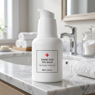 Протизапальна освітлююча сироватка з азелаїновою кислотою 10% CU SKIN Dr. Solution Azelaic Acid 10% Serum