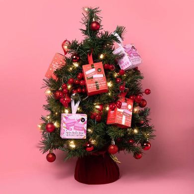 Подарунковий міні-набір для губ &laquo;Різдв&rsquo;яний м&rsquo;ятний льодяник&raquo; NCLA Beauty Peppermint Swirl Ornament Lip Care Set