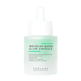 Заспокійлива, гідратуюча та протинабрякова сироватка USOLAB Bio Relief Water Glow Ampoule
