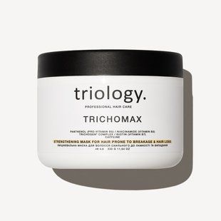 Зміцнювальна маска для волосся схильного до ламкості та випадіння Triology. Trichomax