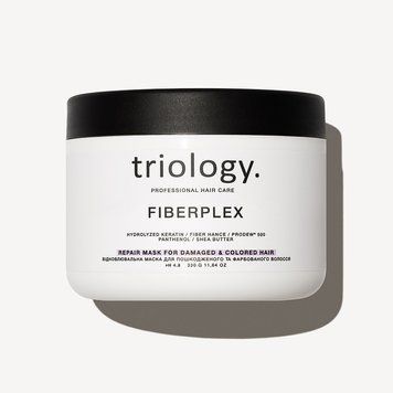 Відновлювальна маска для пошкодженого та фарбованого волосся Triology. Fiberplex