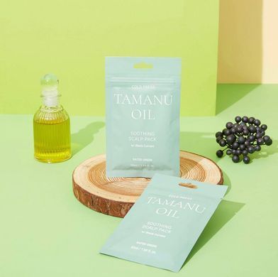 Заспокійлива маска для шкіри голови з маслом таману Rated Green Tamanu Oil Soothing Scalp Pack with Black Currant