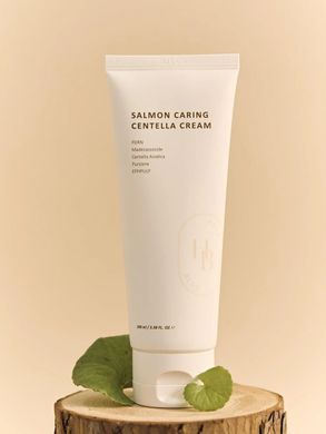 Ревіталізуючий крем для обличчя HEVEBLUE Salmon Caring Centella Cream