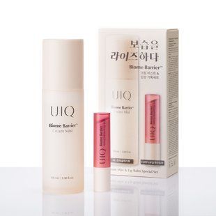 Кремовий спрей та бальзам для губ UIQ Biome Barrier&trade; Cream Mist & Lip Balm Special Set